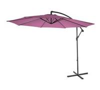 Parasol Acerra, Parasol Parasol, Ø 3m Inclinable, Polyester/Acier 11kg Rouge Lavande Sans Socle Violet