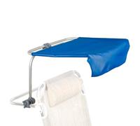 Parasol Actif Panier de Plage Pliable, Inclinable et Rotatif à 360 ºC, Cadre en Aluminium, Tissu Textile, Couleur Bleu, Installation Facile, 50 x 45 x 37 cm, Accessoire d'été, Parasol (62352)