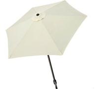Parasol Aktive 270 x 235,5 x 270 cm Ø 270 cm Acier Aluminium Crème
