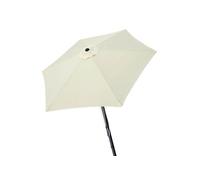 Aktive Aluminium Hexagonal Pole Height Uv Protect Parasol Double Pulley System 270 Cm 38 Mm 240 Cm Beige
