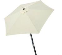 Parasol Aktive 270 x 236 x 270 cm Ø 270 cm Acier Aluminium Crème
