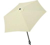 Parasol Aktive 300 x 245 x 300 cm Aluminium Crème Ø 300 cm