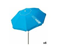 Parasol Aktive Bleu Acier 200 x 205 x 200 cm - 6 Unités