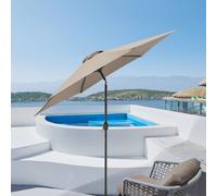 Parasol 'Altino' avec articulation kaki