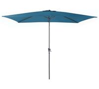 Parasol Aluminium Avec Manivelle 3x2m Tilt Bleu