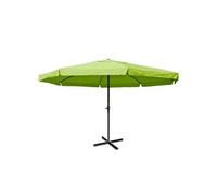 Parasol Aluminium Meran Pro Ø 5m Avec Volant Vert Vert