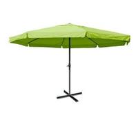 Parasol aluminium Meran Pro ø 5m avec volant vert Vert G