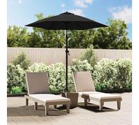 Parasol Anthracite Aluminium Terrasse Arrière-cour Jardin Extérieur vidaXL