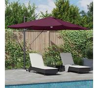 Vidaxl Parasol Déporté - Anthracite Anthracite Polyester Grand