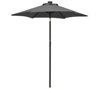 Parasol avec lumières led anthracite 200 x 211 cm aluminium Helloshop26 02_0008