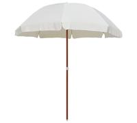 Parasol avec mât en acier 240 cm 210 x 210 x 230 cm