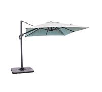 DCB Garden Parasol avec pied excentré en acier et toilee
