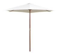 Parasol avec Poteau en Bois 270x270 cm Vert Jardin Patio Terrasse vidaXL