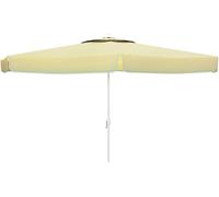 Parasol Blanc Polyester Aluminium Ø 270 Cm