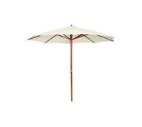 Vidaxl Parasol 300x258 Cm Blanc Sable