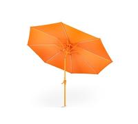 Blumfeldt Parasol de jardin déporté grand – panneaux solaires, LED, UV, étanche, réglable