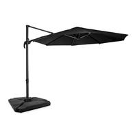 Parasol cantilever Bardolino 300cm - Premium parasol - Anthracite/Noir | Incl. 4 dalles remplissables