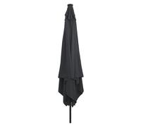 Parasol Carré De Jardin Vidaxl Avec Lumières Led 295x245 Cm En Anthracite