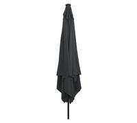 Parasol Carré De Jardin Vidaxl Avec Lumières Led 295x245 Cm En Anthracite