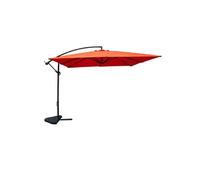 Parasol carré Solenzara terracotta 3x3 mètres SOLENZARA