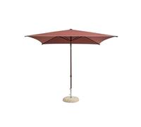Parasol Carré Terrazza HAY Blanc Cassé/ Bordeaux