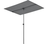 Parasol Carsoli inclinable à 360° rectangulaire 180 x 130 cm gris [pro.tec] Gris G