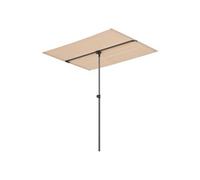Parasol Carsoli inclinable à 360° rectangulaire 180 x 130 cm sable [pro.tec]