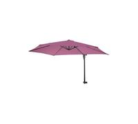 Parasol Casoria, 3m inclinable, polyester aluminium/acier 9kg lavande