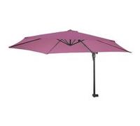 Parasol Mural Casoria, Parasol Feux De Circulation 3m Inclinable, Polyester Aluminium/Acier 9kg Lavande Violet
