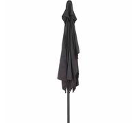 Parasol Central Isa 200×300 Cm Anthracite Avec Manivelle