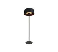 FAVEX - Parasol Chauffant électrique Sirmione Noir- Extérieur - 3 Puissances de Chauffe - Économique - 60 x 60 x 215 cm