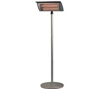 Parasol chauffant électrique Verone - Acier - Gris - 2000W