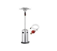 Parasol chauffant gaz Cosy Elégance Inox - FAVEX - Prêt à l'emploi Livré avec tuyau et détendeur - 3 à 8 kW