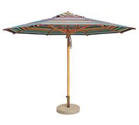 Parasol classique / parasol multicolore / poulie & pliage Weishäupl 300 cm - KLE300011N33