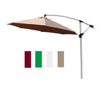 Parasol de, 2,7 m / 8,8 Pieds Patio Banana Umbrelver Cantilever Outdoor Canopy Suspendus Sunshade (B)