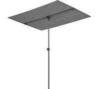 Parasol Pro Tec Parasol carsoli inclinable à 360° rectangulaire 180 x 130 cm gris [pro.tec]