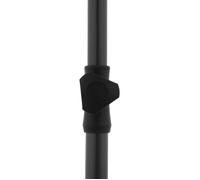 derby Parasol de balcon 180x120cm en couleur anthracite I Parasol rectangulaire pour balcon & terrasse I avec coulisse pour ouvrir I Réglable en hauteur I basculant