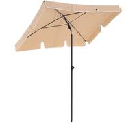 Parasol de balcon rectangulaire 2 x 1 200 x 125 x 240 cm taupe