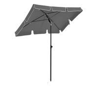 Parasol de balcon rectangulaire 2 x 1 25 m protection UPF 50+ ombrelle toile avec