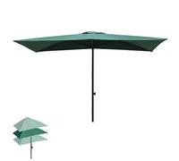 Parasol de Balcon rectangulaire, Parasol de Jardin, Mural d'extérieur à Hauteur réglable, for Petits espaces, Contre Un Mur, Porche(Green)