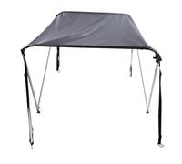 Parasol de bateau robuste et résistant au soleil, en alliage d'aluminium, tissu enduit 210D pour canoë gonflable, kayak