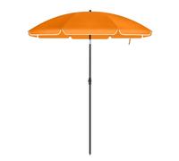 Parasol De Jardin Ø 2 M Ombrelle Protection Upf 50+ Inclinable Portable Résistant Au Vent Baleines En Fibre De Verre Avec Sac Orange Helloshop26 12_0001758 Multicolore