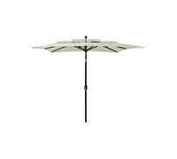 Parasol de Jardin à 3 niveaux avec Mât en Aluminium, Pare-soleil de Patio, Abri de Soleil, Parasol de Plage Terrasse, 313836