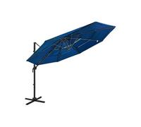 Parasol de Jardin à 4 Niveaux avec Mât en Aluminium, Pare-soleil de Patio, Abri de Soleil, Parasol de Plage Terrasse, 313835