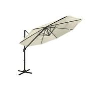 Parasol de Jardin à 4 Niveaux avec Mât en Aluminium, Pare-soleil de Patio, Abri de Soleil, Parasol de Plage Terrasse, 313828