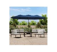 vidaXL Parasol de jardin 362960 à double tête avec LED