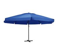 Vidaxl Parasol De Jardin Avec Mât En Aluminium 600 Cm Bleu Azuré Bleu