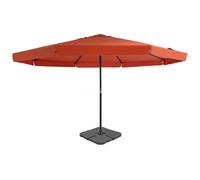 Parasol met draagbare voet terracottakleurig276326