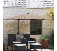 Vidaxl Parasol De Jardin Vert 248.5 X 247.5 X 160 Cm Tissu