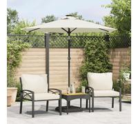 Parasol de Jardin avec Mât en Acier Parasol de Terrasse Parapluie Balcon vidaXL